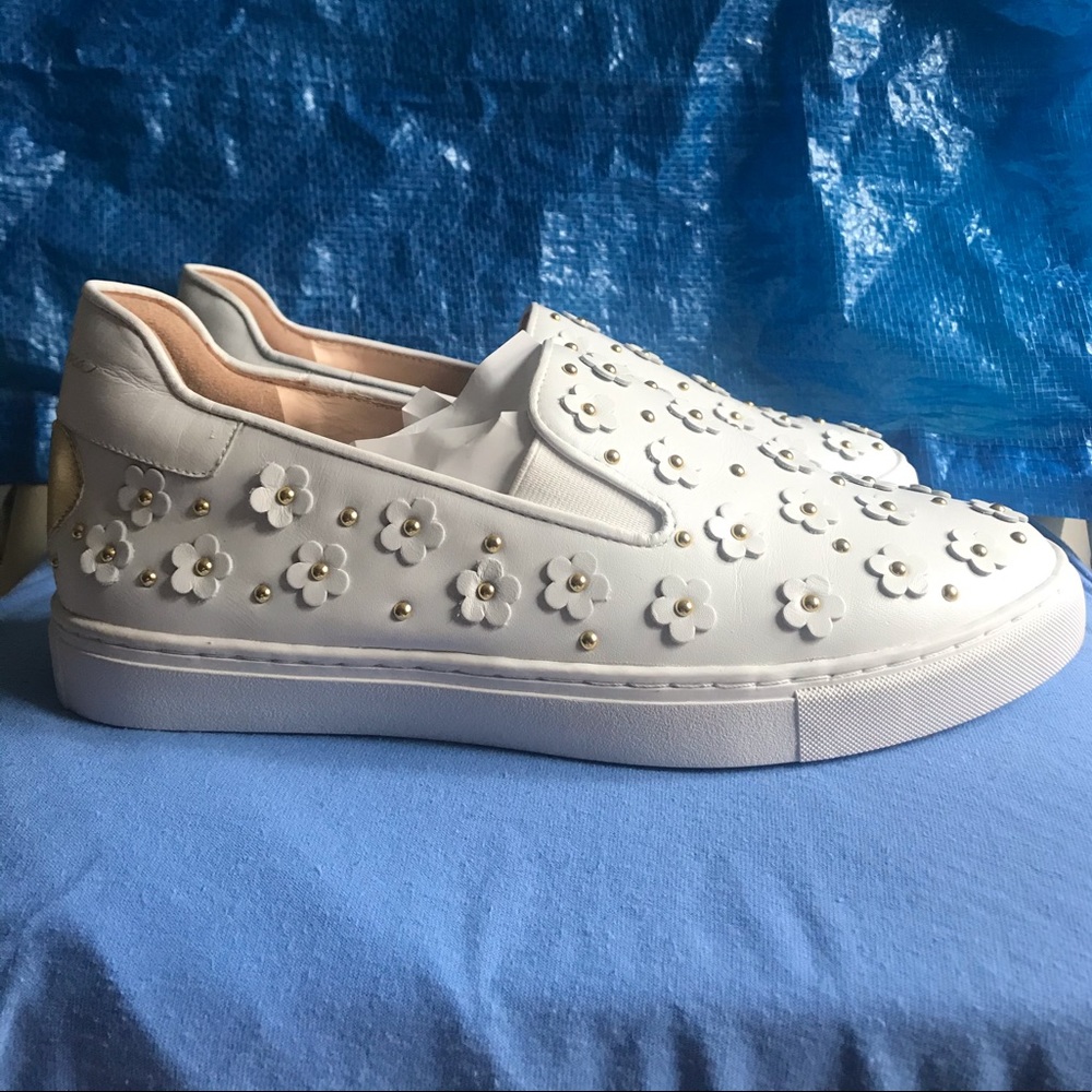 Isa Tapia Taylor white slip-on